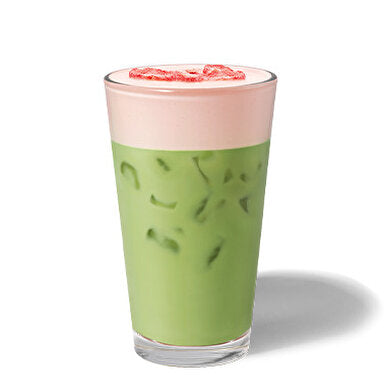 Iced Strawberry Matcha Latte