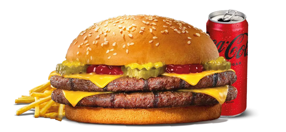 Double Cheeseburger Menu