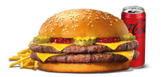 Double Cheeseburger Menu
