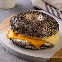 Three Cheese on Poppy Seed Bread
