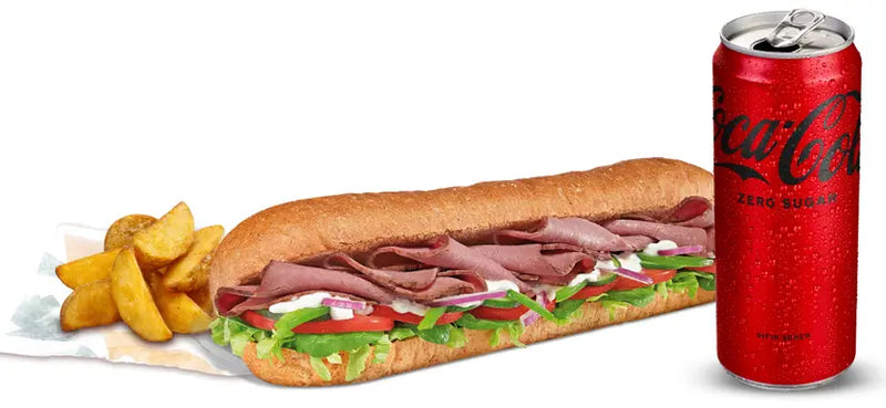 Roast Beef Sandwich Menu (30cm.)