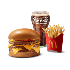 Triple Cheeseburger Menu