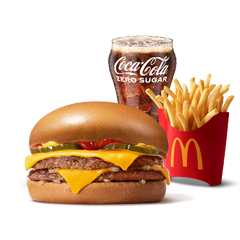Double Cheeseburger Menu