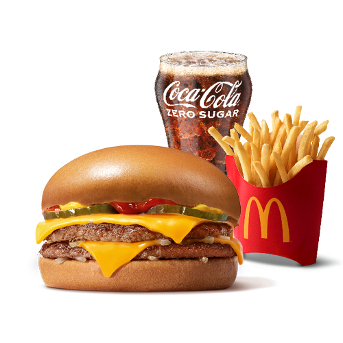 Double Cheeseburger Menu