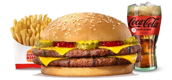 Menu Mega Double Cheeseburger