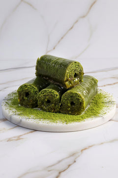 Rolled Pistachio Baklava (Sarma)